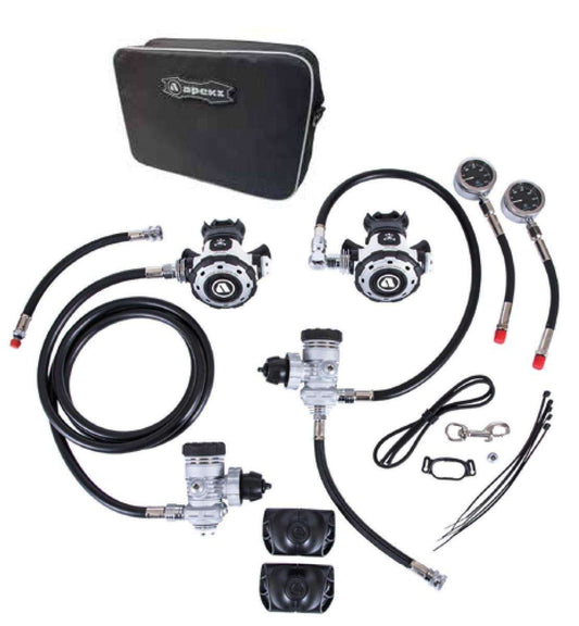 APEKS MTX-R Sidemount Regulator Set